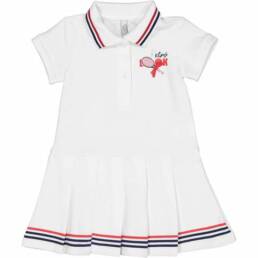 Abito tennis bianco bambina