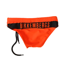 slip mare arancio bikkembergs bambino