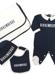 Set nascita bianco blu Bikkembergs