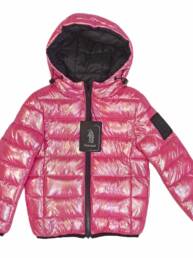 Giubbotto bambina fucsia reversibile Refrigue