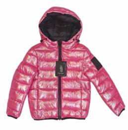 Giubbotto bambina fucsia reversibile Refrigue