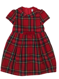 Vestito scozzese rosso bambina - Ambarabà