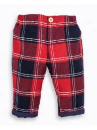 Pantalone tartan rosso bambino Fina Ejerique