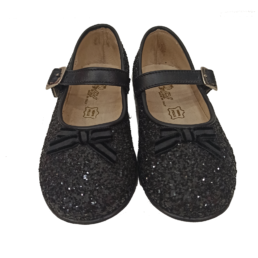 Ballerina glitter nera bambina Petit