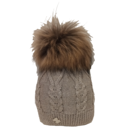 Cappello trecce torroncino pompon Murmasky