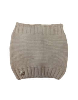 Scaldacollo lana beige bambino/a