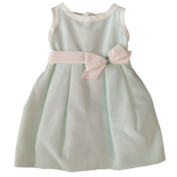 Abito cerimonia bambina verde tiffany Modì