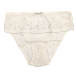 Slip bianco ricamato bambina La Perla