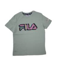 T-shirt verde acqua bambina Fila